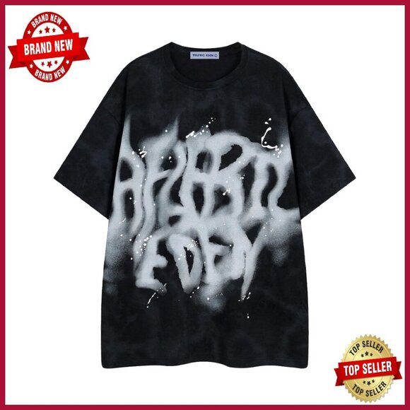 Oversized Graphic Tee - 100% Cotton Streetwear T-Shirt - Y2K Style